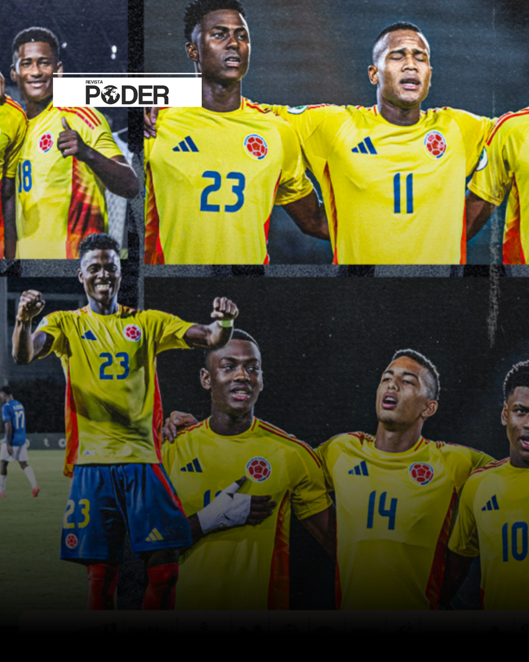 Fotografía tomada de: Selecciones juveniles. (s. f.). Federación Colombiana de Futbol. https://fcf.com.co/selecciones-juveniles/